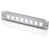 Scheda Tecnica: Techly Pannello Patch 10'' 1 He 8 Posti Per Frutti Keystone - Grigio