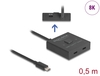 Scheda Tecnica: Delock USB 10GBps USB Type-c Switch 2 To 1 Bidirectional 8k - 