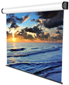 Scheda Tecnica: Sopar Schermo Proiezione Elettrico "professional" 1:1 - 220x124cm Tela Bianca Pulsantiera A Parete Inclusa Radioco