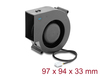 Scheda Tecnica: Delock Radial Fan / Blower Fan 12 V Dc 97 X 94 X 33 Mm With - 3 Pin Fan Connector, Black