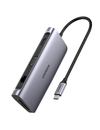 Scheda Tecnica: Ugreen ADAttatore USB Type-c, 9 In 1, HDMI, VGA, Ethern - Sd/tf, Pd Power, 2xUSB3 (gray)