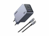 Scheda Tecnica: Ugreen Caricatore USB 100w Gan Nexode Pro, 2x Type-c - 1xUSB3 Black