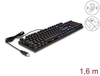 Scheda Tecnica: Delock Keyboard Mechanical USB Gaming wired 1.6 m black - with RGB illumination