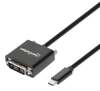 Scheda Tecnica: Manhattan Cavo Adattatore USB-c Maschio Dvi Maschio - 2m Nero
