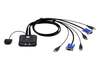 Scheda Tecnica: ATEN 2 Port USB/VGA Kvm Multiplatform / Remote Control - 
