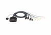 Scheda Tecnica: ATEN 2-port USB DP Cable Kvm Switch With Audio - 