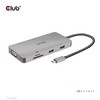 Scheda Tecnica: Club 3D Hub USB Gen1 Type-c 9-in-1, HDMI, VGA, 2x - USB Gen1 Type-a, RJ45, Sd/micro Sd, USB Gen1 Type-c