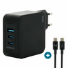 Scheda Tecnica: Mobilis Wall Charger - 100 W - 2 USB C + 1 USB A Gan + Cable - 2m - 100