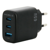 Scheda Tecnica: Mobilis Wall Charger - 65w - 2 USB C + 1 USB A - Gan