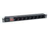 Scheda Tecnica: Equip 8 x Schuko, 250 V, 50/60 Hz, 10A, 2500 W, 1.8 m, 590 g - 