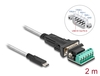 Scheda Tecnica: Delock Adapter USB 2.0 Type-c To 1 X Serial Rs-422/485 Male - With 6 Pin Terminal Block 5 V 2 M