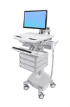 Scheda Tecnica: Ergotron Carrello Monitor Alimentato Styleview Carrello - Con Batteria Workstation Scrivania Sit Stand Trolley Carrel