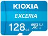 Scheda Tecnica: Kioxia Sdxc Exceria 128GB Micro Uhs-I Class 10 - 