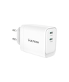 Scheda Tecnica: Vultech Caricatore Adattatore Universale, 2 X Type-c, Pd45 - Gan Pps 45w, Bianco Compatto