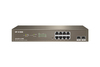 Scheda Tecnica: IP-COM Switch PoE Cloud Managed 8ge+2sfp, G3310p-8-150w - 