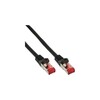 Scheda Tecnica: InLine Cavo Patch Per Rete Dati LAN Cat.6, 2x RJ45, Doppia - Schermatura S/FTP (pimf), Halogenfree, Colore Nero, 10m