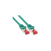 Scheda Tecnica: InLine Cavo Patch Per Rete Dati LAN Cat.6, 2x RJ45, Doppia - Schermatura S/FTP (pimf), Halogenfree, Colore Verde, 2m