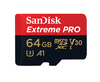 Scheda Tecnica: SanDisk Ext Pro Microsdxc - 64GB+sd 100mb A1 I U3