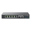 Scheda Tecnica: Grandstream GCC6010 - All-in-one Device: Vpn Router, Ngfw - Switch And Ip Pbx. 2x Sfp, 5x Gbe Wan/lan, 4x PoE-out, 2.5g