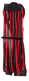 Scheda Tecnica: Corsair Premium Sleeved 24-pinTX-Cable (gen 4) - - Red/black