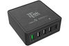 Scheda Tecnica: iTek Caricabatteria Da Tavolo Da 60W, 13.2a(2x3a, 3x2.4a) - Con 5 P Orte: 1xUSB-c Pd, 3xUSB Smart, 1xqc3.0, Smart Ic