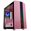 Scheda Tecnica: iTek Case Liflig P41 Gaming Mini Tower, mATX, 12cm Argb - Fan, 2xUSB3, Side Panel Temp Glass, Pink Edt.