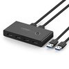 Scheda Tecnica: Ugreen Box Condivisione 2 Pc In 4 Periferiche USB 3.0 - 