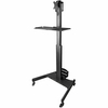 Scheda Tecnica: StarTech .com Scrivania sit stand - Postazione di - lavoro mobile con supporto per monitor, CPU/PC, ripiano per