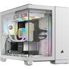 Scheda Tecnica: Corsair 2500x Micro-ATX Case, Tempered Glass - White - 