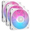 Scheda Tecnica: Corsair Icue Link Rx120 - Rgb Series, Pwm Fan 3er Pack - 120 Mm, White