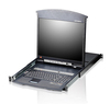 Scheda Tecnica: ATEN 8 Port RJ45 Kvm & Dual Rail, Dual Console 17" LCD - Daisy Chain , 2e Console Port USB+ps/2 Tastiera Tedesca