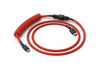 Scheda Tecnica: Glorious Coiled Cable - Crimson Red, USB-c To USB-a, 1.37m - Red/black