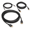 Scheda Tecnica: EAton HDMI Kvm Cable Kit 4k HDMI USB 2.0/3.5mm AudioM/M Blk - 3.05m