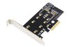 Scheda Tecnica: DIGITUS Scheda add-on M.2 NGFF/NVMe SSD PCIexpress Supporta - chiavi B, M e B+M, dimensioni 80, 60, 42 e 30 mm