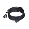 Scheda Tecnica: StarTech .com 10ft (3m) HDMI And USB 5GBps Kvm Cable Cavo - Tastiera / Video / Mouse (kvm) HDMI, USB Tipo A (m) A HDMI