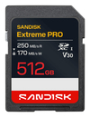 Scheda Tecnica: SanDisk Extreme PRO - Sd Uhs I 512GB Sd 250mb/s
