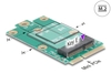 Scheda Tecnica: Delock Adapter Mini PCIe Male To M.2 Key E Slot - 