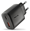 Scheda Tecnica: NGS Era 45w Black: Caricatore Gan Da Parete Universale Da - 45w Con 2 Porte: USB-c + USB-