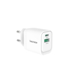 Scheda Tecnica: Vultech Caricatore Dattatore Universale, 1 X Type-c Pd30 E - 1 X USB Qc3.0, Gan Pps 33w, Bianco Compa