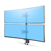 Scheda Tecnica: StarTech Desk Mount For 2x Vertically Stacked Monitors - Dual 49", Total 70lb (32kg), C-Clamp, Quick-Release VESA Sy