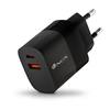 Scheda Tecnica: NGS Caricatore Da Parete Ultraveloce Da 33w Con 2 Porte: - USB-c + USB-, Ricarica Simultanea