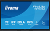 Scheda Tecnica: iiyama TE7515A-B1AG 74.5", 189.3cm, IPS, 3840 x 2160, 550 - cd/m, 8 ms, DeepContrast-IR+, WiFi-6, Bluetooth 5.0, RK357