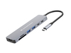 Scheda Tecnica: Conceptronic Docking Station 7-in-1 USB 3.2 Gen.1 - 4k60hz - HDMI, USB-a 5GBps X 2, USB-c 5GBps, Sd, TF/Microsd, 100w Us