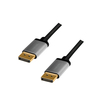Scheda Tecnica: Logilink DisplayPort cable, DP/M to DP/M, 4K/60 Hz, alu - black/grey, 3 m