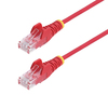 Scheda Tecnica: StarTech 1m Red Slim Cat.6 Ethernet Cable, Snagless - 28awg, Lszh Cavo Patch Rj 45 (m) A Rj 45 (m) 1 M 3.6 Mm UTP