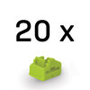 Scheda Tecnica: Lindy Port Blocker RJ45 (senza Chiave) 20 Pezzi,verde - 