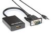 Scheda Tecnica: Hamlet Adattatore VGA M To HDMI F Jack 3,5mm - 