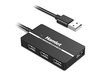 Scheda Tecnica: Hamlet Hub USB 2.0 Slim A 4 Porte Autoalimentato - 
