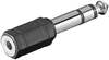 Scheda Tecnica: Goobay ADAttatore Audio - 6.3mm Maschio 3.5mm Femmina Stereo