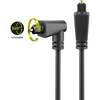 Scheda Tecnica: Goobay Cavo Di Collegamento Audio Digitale TosLINK Angolato - E Girevole M/M 2m